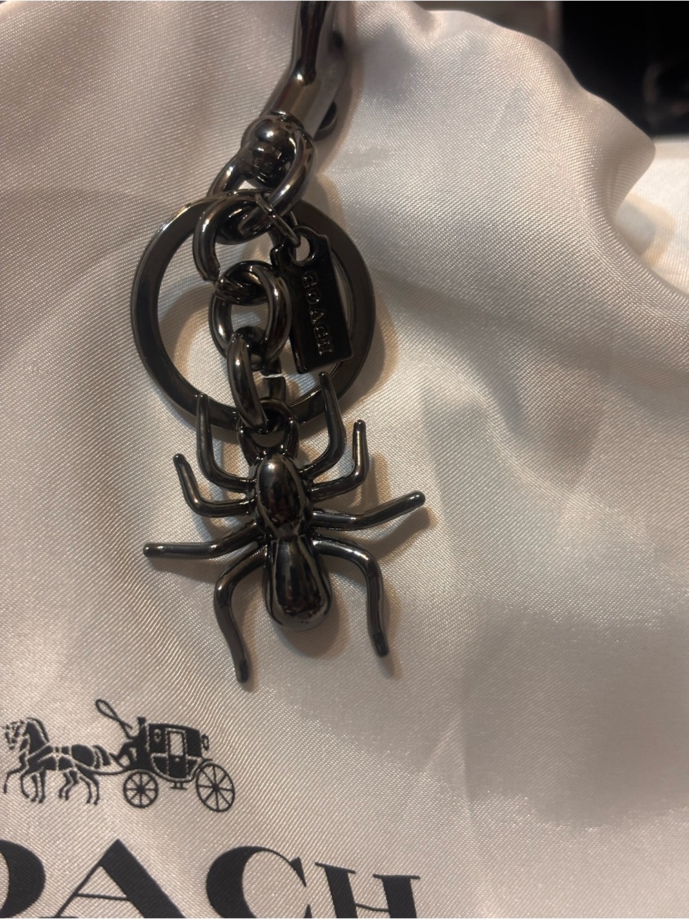 COACH Halloween Spider Bag/Keychain Charm